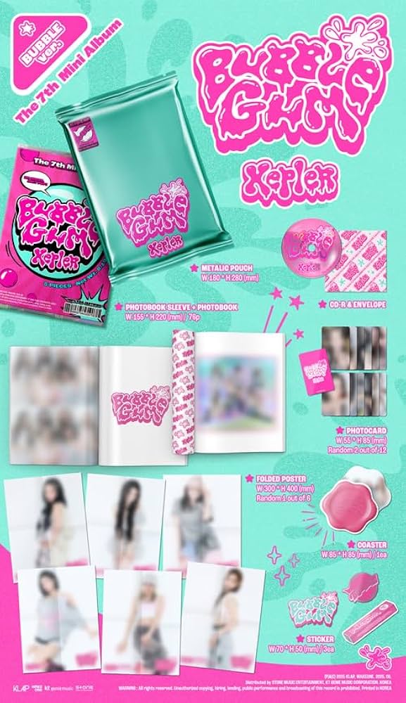 kep1er 新品未開封 アルバム セット Kep1er BUBBLEGUM 2種類セット CDアルバム 新品 未開封 - メルカリ
